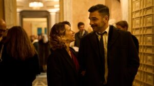 our video interview with Teresa Saponangelo and director Alessandro Aronadio