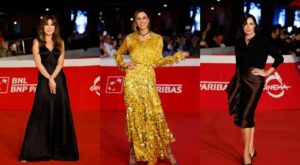 Film Festival 2025, look report cards: Ema Stokholma odalisque (7), Luisa Ranieri chic (8.5), Virginia Raffaele boring (6.5)