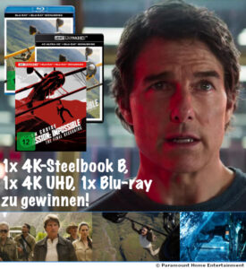 Paramount Home Entertainment verlost 3 x „Mission: Impossible: The Final Reckoning“ (1x 4K-Steelbook Cover B, 1x 4K UHD, 1x Blu-ray)