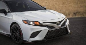 Toyota Camry TRD is a fast-paced car with a 300 hp V6 engine